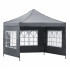 Párty stan 3x3 m SPRINGOS GP0005 tmavě šedý
