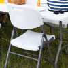 Skládací židle SPRINGOS GF0109 bílá