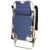 Zahradní polohovací křeslo SPRINGOS VICTO modré