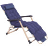 Zahradní polohovací křeslo SPRINGOS VICTO modré
