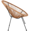 Ratanové zahradní křeslo SPRINGOS LOA GF0084 hnědé