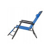 Zahradní polohovací křeslo SPRINGOS RELAX světle modré