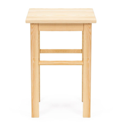 Dřevěná stolička čtvercová SPRINGOS WF0002