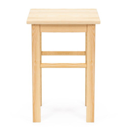 Dřevěná stolička čtvercová SPRINGOS WF0002