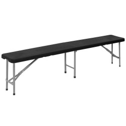 Zahradní lavice 183x30 cm SPRINGOS GF0095 černá