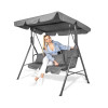 Zahradní houpačka pro 3 osoby SPRINGOS GRACE GS0013 šedá