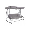 Zahradní houpačka SPRINGOS VENEZIA 3-místná, šedá