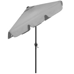 Zahradní slunečník 120x200 cm SPRINGOS GU0038 šedý