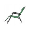 Zahradní polohovací křeslo SPRINGOS RELAX zelené