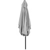 Zahradní slunečník 122x195 cm SPRINGOS GU0038 šedý
