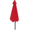 Zahradní slunečník 250 cm, červený SPRINGOS SUNNY GU0032