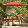 Zahradní slunečník 250 cm, červený SPRINGOS SUNNY GU0032