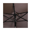 Zahradní slunečník 250 cm, hnědý SPRINGOS SUNNY GU0023