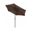 Zahradní slunečník 250 cm, hnědý SPRINGOS SUNNY GU0023