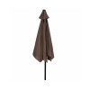 Zahradní slunečník 250 cm, hnědý SPRINGOS SUNNY GU0023