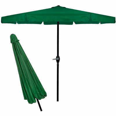 Zahradní slunečník 400 cm SPRINGOS GU0031 zelený