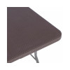 Skládací cateringový stůl 180x74 cm SPRINGOS RAUT GF0055 hnědý