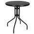 Zahradní stolek 60 cm SPRINGOS BISTRO GF0082 černý