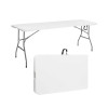 Cateringový stůl skládací 240x75 cm SPRINGOS RAUT GF0050 bílý