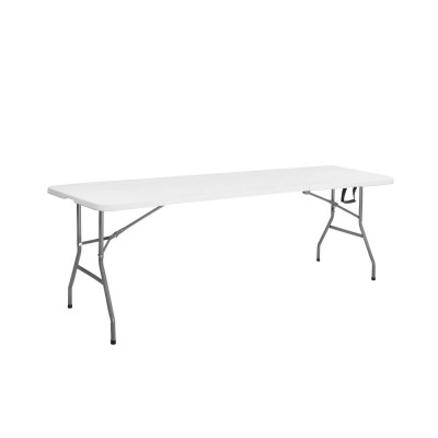 Cateringový stůl skládací 240x75 cm SPRINGOS RAUT GF0050 bílý