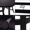 Zahradní stůl 120x70 SPRINGOS TOSCANA GF0077 černý