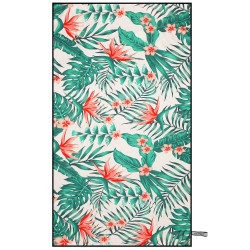 Rychleschnoucí ručník 100x180 cm ACTIGET ACT0197 bílo-zelený