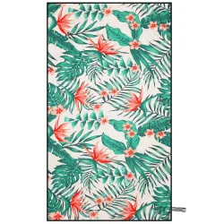 Rychleschnoucí ručník 100x180 cm ACTIGET ACT0197 bílo-zelený