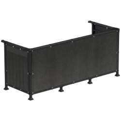 Zástěna na balkon 0,9x6 m SPRINGOS BN1033 antracit