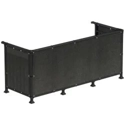 Zástěna na balkon 0,9x5 m SPRINGOS BN1031 antracit