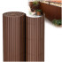 PVC zástěna 1,2x5 m na balkon plot SPRINGOS GA0248 hnědá