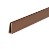Ukončovací profil pro PVC zástěny 1m SPRINGOS GA0251 hnědý