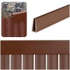 Ukončovací profil pro PVC zástěny 1m SPRINGOS GA0251 hnědý