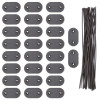 Montážní sada pro pvc zástěny 26ks SPRINGOS GA0236 šedá