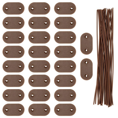 Montážní sada pro pvc zástěny 26ks SPRINGOS GA0237 hnědá