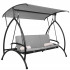 Zahradní houpačka pro 3 osoby SPRINGOS JOKO GS0030 šedá