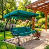 Zahradní houpačka SPRINGOS VENEZIA 3-místná tyrkysová