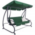 Zahradní houpačka 3-4-místná, zelená SPRINGOS VENEZIA