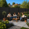 Stínící tkanina 150cm x 25m, 95% zastínění, grafitová SPRINGOS SN0033