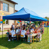 Párty stan 3x6 m SPRINGOS GP0007 modrý