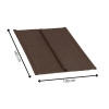 Potah sedáku pro zahradní houpačky 160X100 cm SPRINGOS GS0004S hnědý