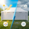 Párty stan 3x6 m SPRINGOS GP0006 bílý