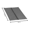 Podsedák na zahradní houpačku 110x90 cm SPRINGOS GS0013S, šedý