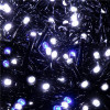 LED světelný řetěz - 41,5m, 500LED, IP44, studená bílá + záblesky
