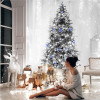 LED světelný řetěz - 41,5m, 500LED, IP44, studená bílá + záblesky