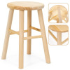 Dřevěná stolička kulatá SPRINGOS WF0003