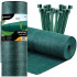Stínící tkanina 150 cm x 25 m z velmi odolné textilie s gramáží 140 g/m² a 90% zastíněním. Zpevněné provedení s předchystanými oky pro snadné uchycení, součástí balení je 100 stahovacích pásků. Vysoce odolná vůči povětrnostním vlivům, UV záření a slunci. Ideální pro vytvoření soukromí, omezení větru, prašnosti a hluku. Vyvážený poměr mezi soukromím a přirozeným prouděním vzduchu
