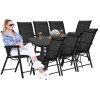 Zahradní stůl 120x70 SPRINGOS TOSCANA GF0077 černý