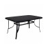 Zahradní stůl 150x90 cm SPRINGOS TOSCANA GF1038 černý