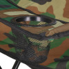 Kempingové křeslo SPRINGOS PYRENA CS0110 khaki