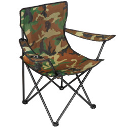 Kempingové křeslo SPRINGOS PYRENA CS0110 khaki